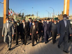 استاندار کرمانشاه از پایانه مرزی پرویزخان قصرشیرین بازدید کرد