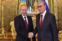 رؤسای جمهور روسیه و قزاقستان دیدار کردند