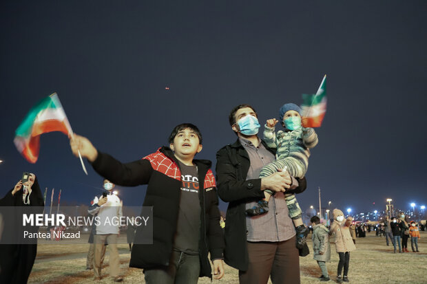 Video-Mapping at Azadi Tower on 43rd Islamic Revolution Anniv
