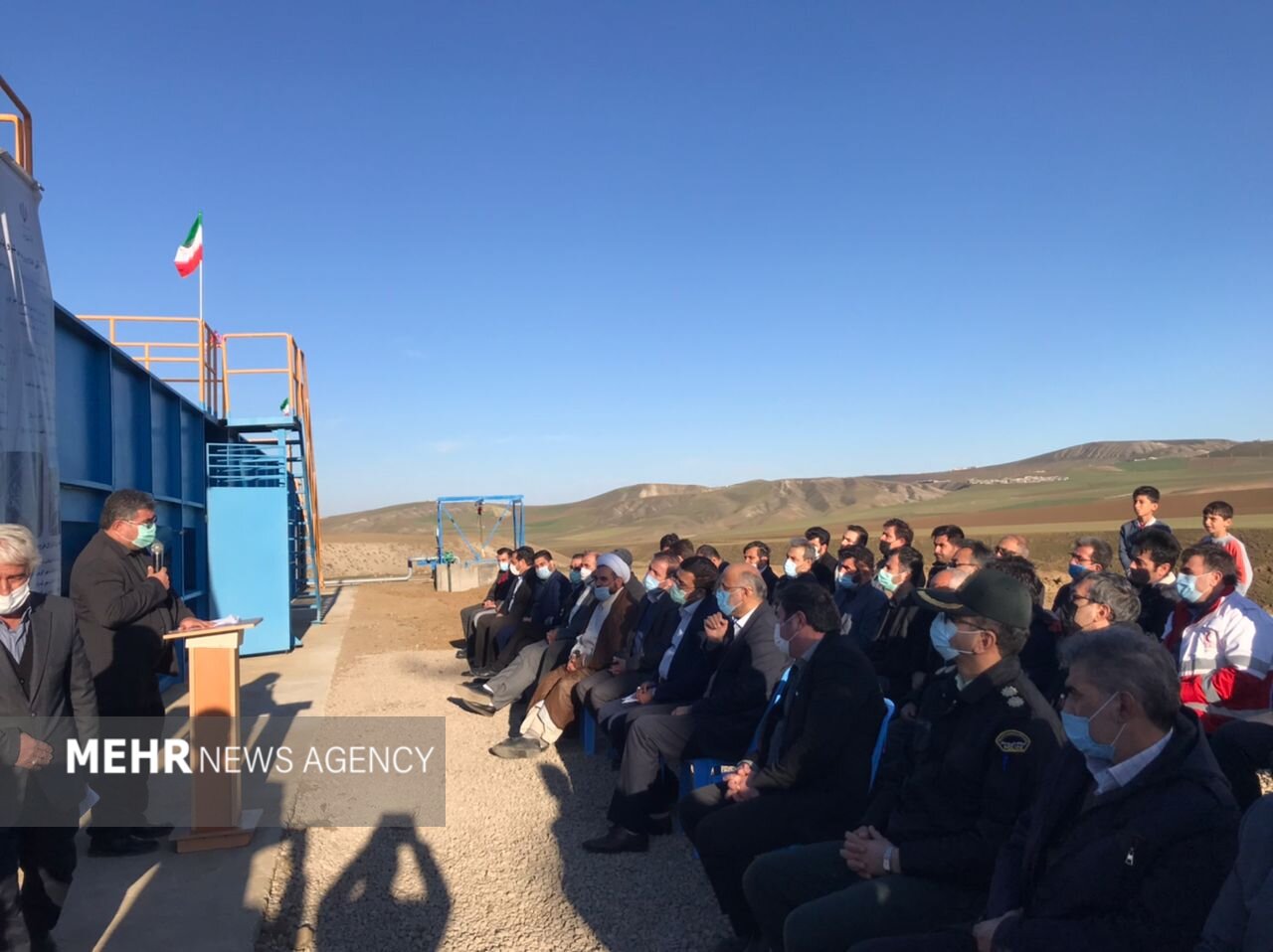 تصفیه‌خانه فاضلاب شهر گرمی افتتاح شد