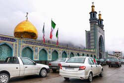 مراسم یوم الله ۲۲ بهمن در هوای بارانی سوادکوه مازندران