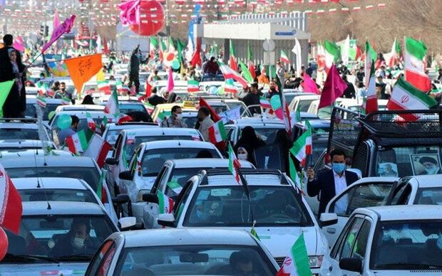 راهپیمایی ۲۲ بهمن در استان تهران برگزار شد/مردم پای انقلاب هستند