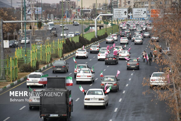 راهپیمایی خودرویی 22 بهمن