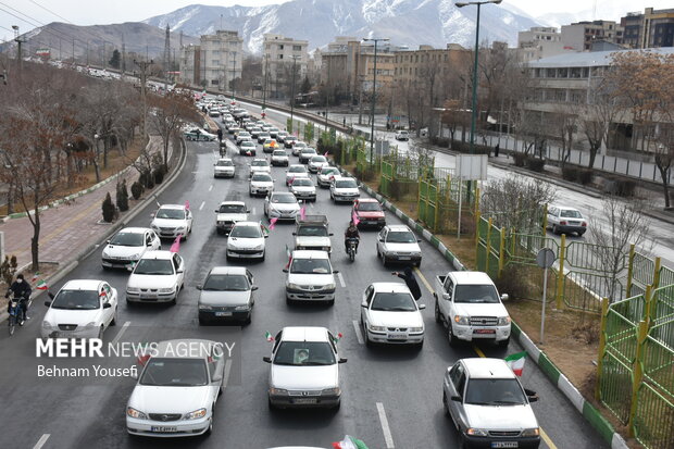 راهپیمایی خودرویی 22 بهمن