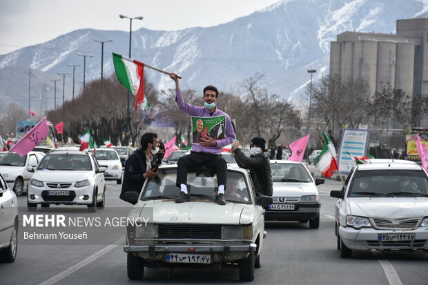 راهپیمایی خودرویی 22 بهمن