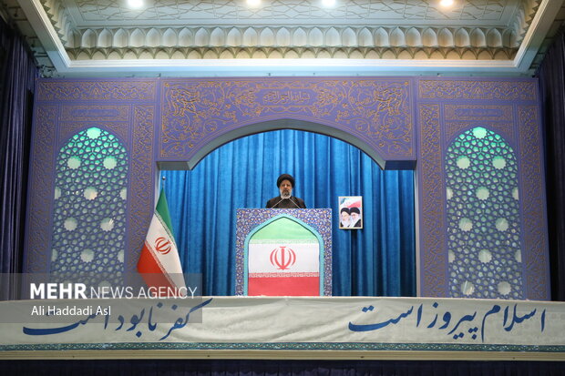 Tehran Friday prayers on Islamic Revolution victory anniv.