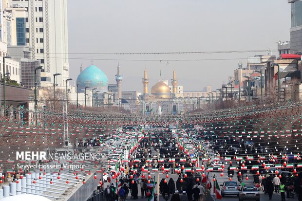 مراسم یوم الله 22 بهمن در مشهد