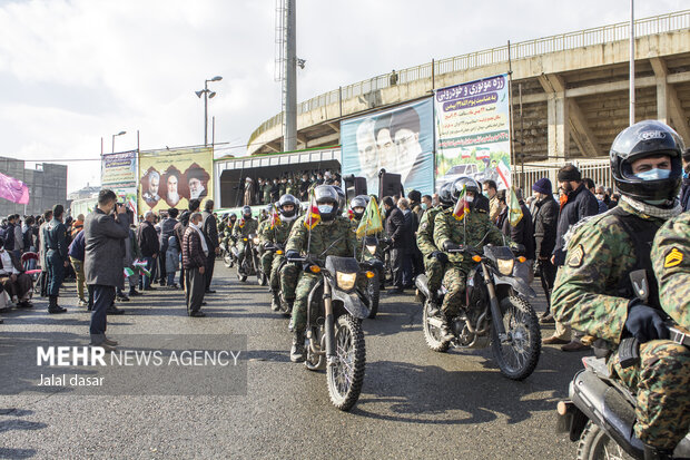 گرامیداشت روز پیروزی انقلاب اسلامی در سنندج