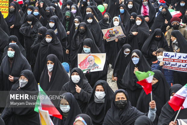 راهپیمایی 22بهمن در بجنورد