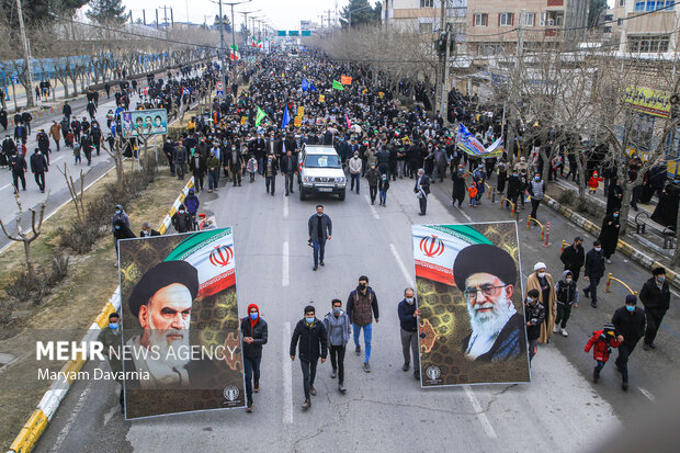 راهپیمایی 22بهمن در بجنورد