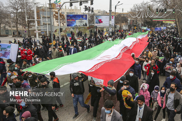 راهپیمایی 22بهمن در بجنورد