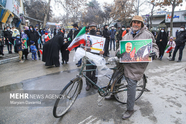 راهپیمایی 22بهمن در بجنورد