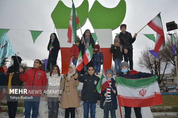 راهپیمایی 22 بهمن در کرمانشاه