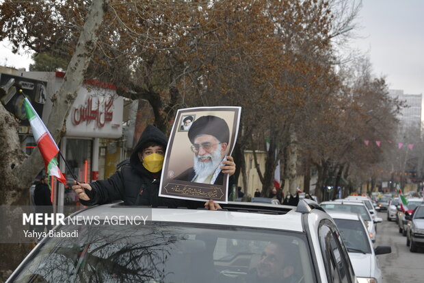 راهپیمایی 22 بهمن در کرمانشاه