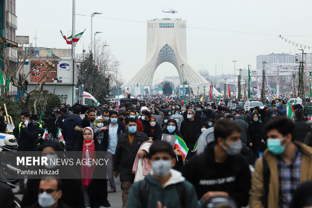 مسيرات ايرانية حاشدة تجديدا للبيعة والولاء لنهج الثورة الاسلامية ومفجّرها وشهدائها