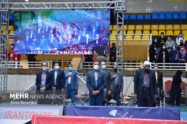 اختتامیه مسابقات بین المللی بدمینتون فجر در شیراز