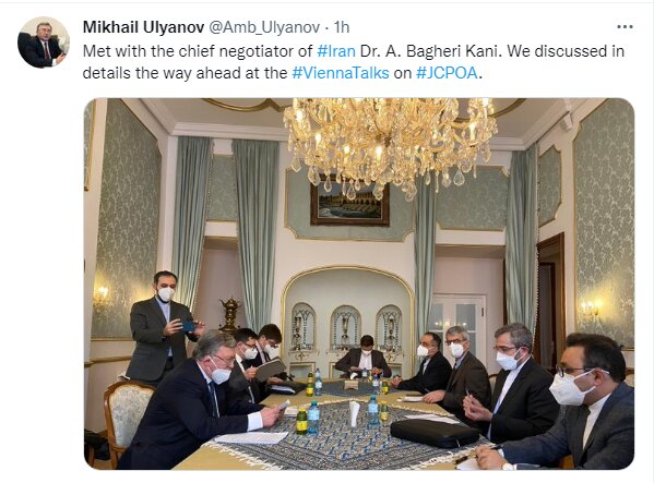 «اولیانوف» با نمایندگان ایران، اروپا و آمریکا در وین دیدار کرد