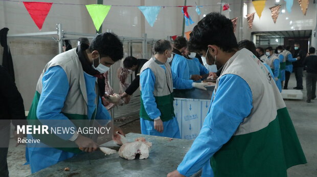 متنعم شدن ۲هزار خانواده محروم کرمانشاهی از گوشت گرم رضوی