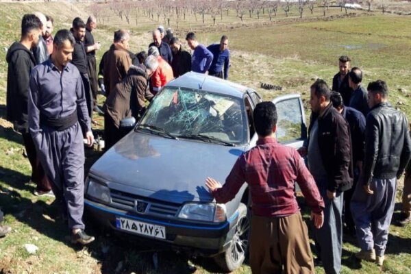 تصادف در محور بانه_سردشت یک کشته و چهار زخمی برجا گذاشت