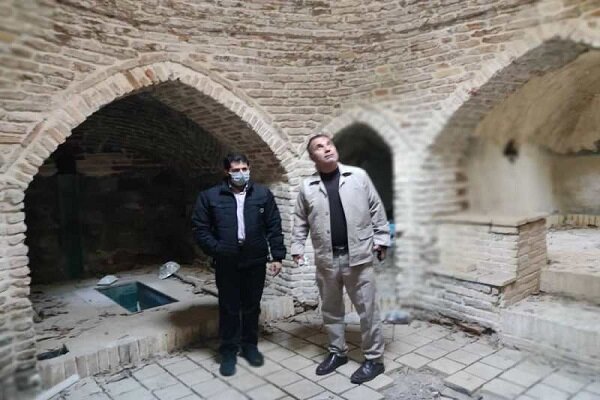 مرمت حمام تاریخی روستای «گرم‌دره» ۷۰ درصد پیشرفت فیزیکی دارد
