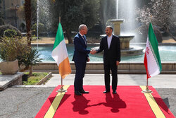 Iranian, Irish FMs hold meeting in Tehran