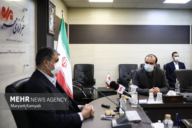  Head of Atomic Energy Organization of Iran visits MNA