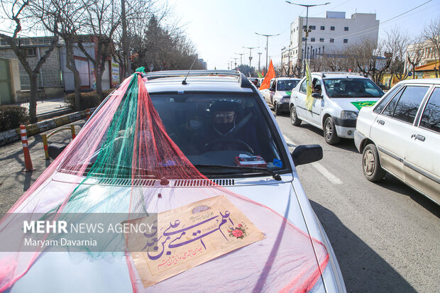 جشن خودرویی سالروز ولادت حضرت علی (ع) در بجنورد