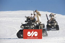 توان رزمی یگان‌های ویژه نیروی زمینی سپاه در برف