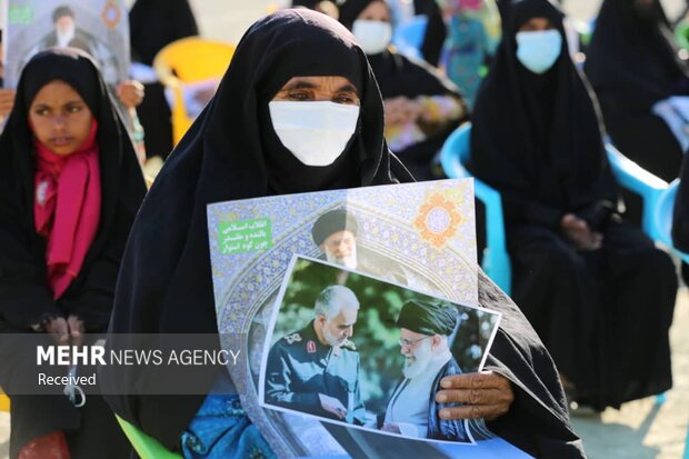 افتتاح شهرک مسکونی «شهید حاج قاسم سلیمانی» در منطقه بشاگرد (روستای زاچ و داربست)