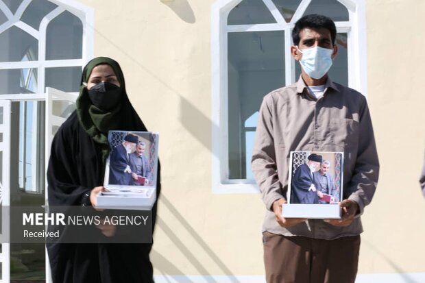 افتتاح شهرک مسکونی «شهید حاج قاسم سلیمانی» در منطقه بشاگرد (روستای زاچ و داربست)