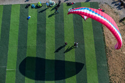 Paragliding over Iran's Golestan