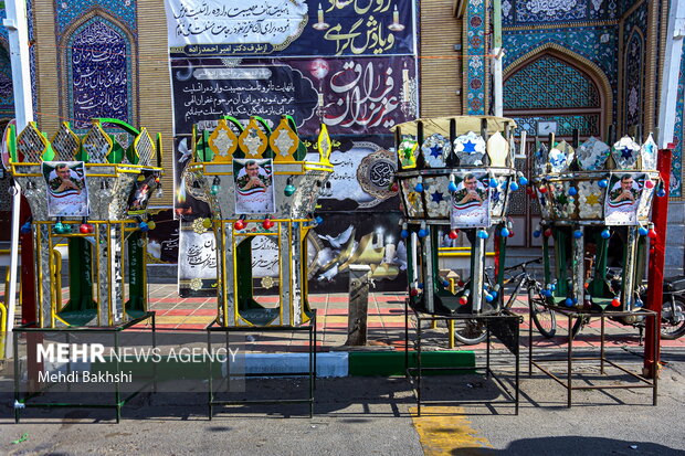 تشییع سردار شهید مهدوی نژاد در قم