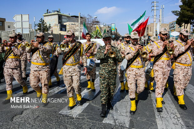 تشییع سردار شهید مهدوی نژاد در قم