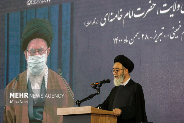 حضور پرشور مردم تبریز در دیدار مجازی با رهبر معظم انقلاب