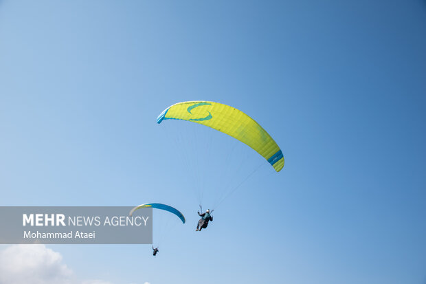 Flying over Golestan province