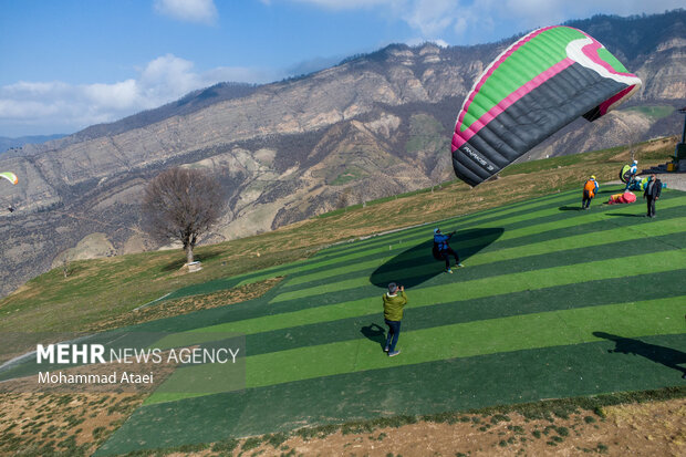 Flying over Golestan province