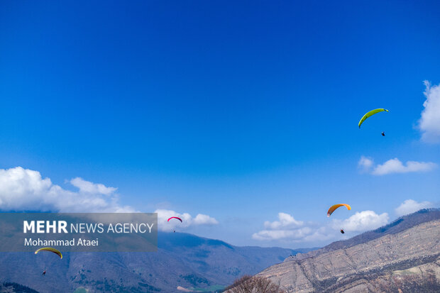 Flying over Golestan province