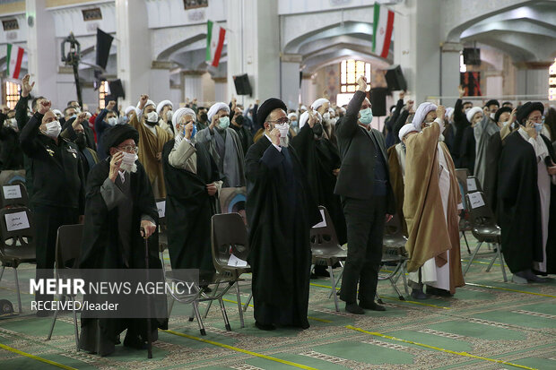 ارتباط تصویری جمعی از مردم آذربایجان شرقی با رهبر معظم انقلاب