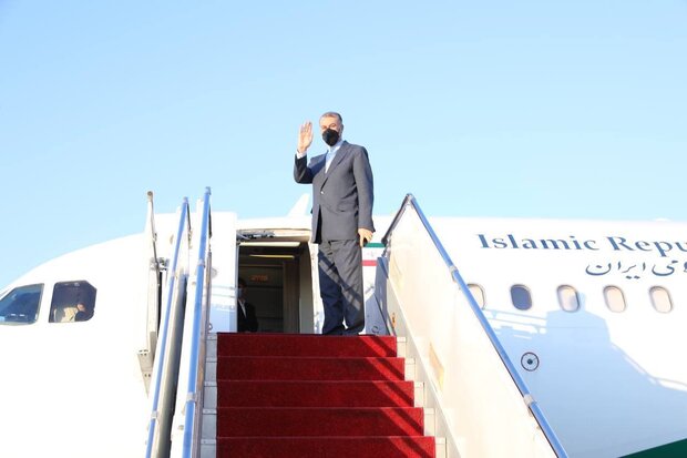 ایرانی وزیر خارجہ امیرعبداللہیان بیروت پہنچ گئے