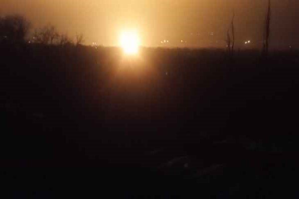 وقوع انفجار شدید در لوهانسک اوکراین