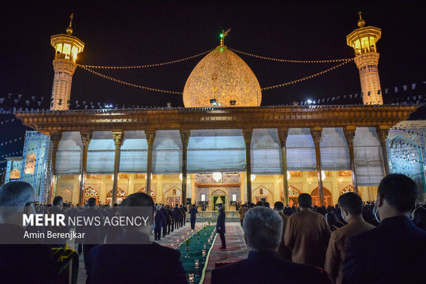 لاله گردانی سالروز شهادت حضرت شاهچراغ(ع) در شیراز