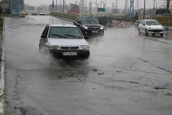 بارش شدید باران در برخی از شهرستان های فارس/طوفان خسارت نداشت