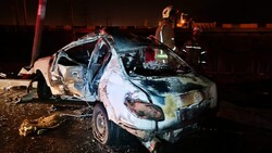 تصادف زنجیره‌ای در جاده کرمانشاه به کامیاران با ۲کشته و ۲زخمی