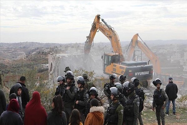 تداوم تخریب منازل اسرای فلسطینی توسط رژیم صهیونیستی