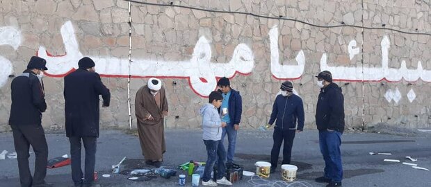 حرکت خودجوش جوانان جهادی در تبریز/ شهر رنگ و بوی مهدوی گرفت
