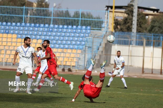 تساوی آرمان گهر مقابل ملوان صدر جدولی