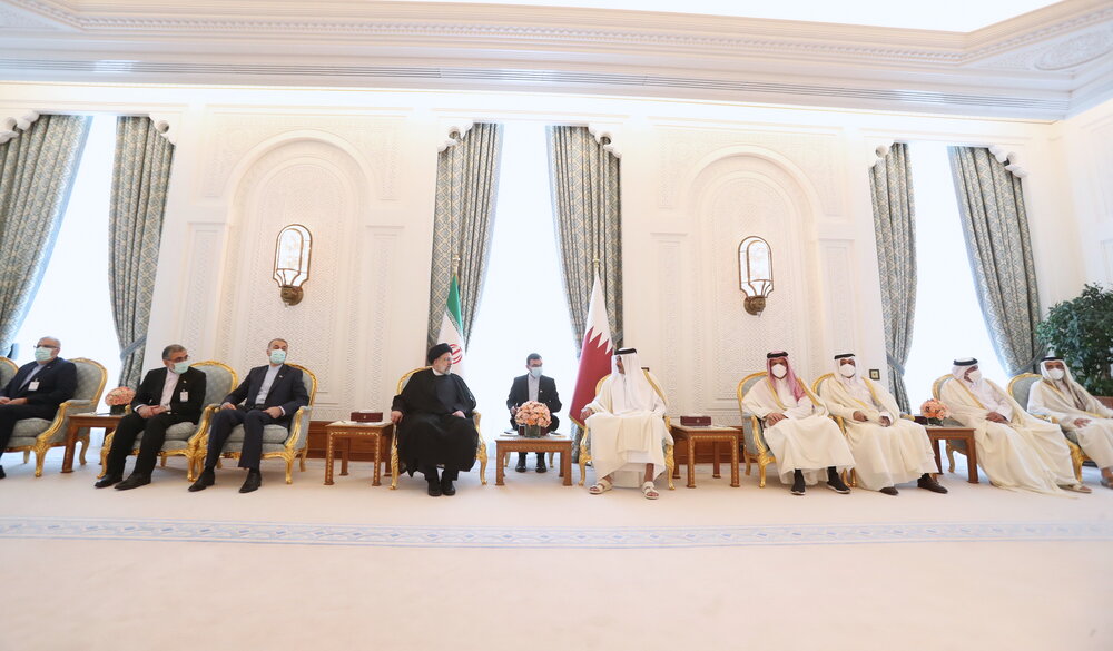 Reisi: Tahran ve Doha ilişkileri tüm alanlarda artırılmalı
