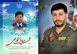 پیکر خلبان شهید صادق فلاحی در شیراز تشییع شد
