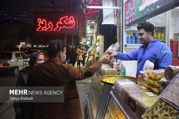 بوی عید در بازار کرمانشاه