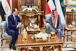 رایزنی امیر کویت با رئیس جمهوری مصر درباره مسائل منطقه